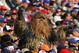 ORCHARD PARK, NY - NOVEMBER 01:  A fan dressed as the Star Wars character Chewbacca watches the Buffalo Bills game against the Houston Texans at Ralph Wilson Stadium on November 1, 2009 in Orchard Park, New York. Houston won 31-10. (Photo by Rick Stewart/Getty Images)