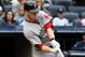 NEW YORK - SEPTEMBER 27:  Jason Bay #44 of the Boston Red Sox connects for a third inning single against the New York Yankees on September 27, 2009 at Yankee Stadium in the Bronx borough of New York City.  (Photo by Jim McIsaac/Getty Images)
