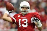 GLENDALE, AZ - NOVEMBER 01:  Quarterback Kurt Warner #13 of the Arizona Cardinals throws a pass during the NFL game against the Carolina Panthers at the Universtity of Phoenix Stadium on November 1, 2009 in Glendale, Arizona. The Panthers defeated the Cardinals 34-21. (Photo by Christian Petersen/Getty Images)