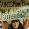 MIAMI - OCTOBER 25:  A Saints' fan shows her support as the New Orleans Saints take on the Miami Dolphins at Land Shark Stadium on October 25, 2009 in Miami, Florida. The Saints defeated the Dolphins 46-34.  (Photo by Doug Benc/Getty Images)