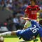 LONDON, ENGLAND - AUGUST 09:  Ji-Sung Park of Manchester United takes on John Terry of Chelsea during the FA Community Shield match between Manchester United and Chelsea at Wembley Stadium on August 9, 2009 in London, England.  (Photo by Jamie McDonald/Getty Images)