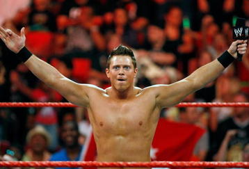 LAS VEGAS - AUGUST 24:  Wrestler The Miz celebrates a win during the WWE Monday Night Raw show at the Thomas & Mack Center August 24, 2009 in Las Vegas, Nevada.  (Photo by Ethan Miller/Getty Images)