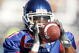 BOISE, ID - NOVEMBER 20: Cornerback Austin Smith #37 of Boise State practices catching before facing Louisiana Tech at Bronco Stadium on November 20, 2004 in Boise, Idaho. Boise State defeated Louisiana Tech 55-14. (Photo by Jeff Gross/Getty Images)