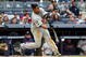 NEW YORK - MAY 17: Carlos Gomez #22 of the Minnesota Twins connects for a eigth inning base hit against the New York Yankees on May 17, 2009 at Yankee Stadium in the Bronx borough of New York City. (Photo by Jim McIsaac/Getty Images)