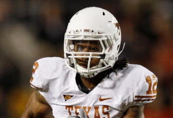 STILLWATER, OK - OCTOBER 31: Earl Thomas #12 of the Texas Longhorns runs with the ball after an interception for a touchdown in the third quarter against the Oklahoma State Cowboys at Boone Pickens Stadium on October 31, 2009 in Stillwater, Oklahoma. (Photo by Ronald Martinez/Getty Images)