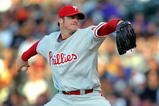 DENVER - APRIL 11:  Starting pitcher Brett Myers #39 of the Philadelphia Phillies delivers against the Colorado Rockies during MLB action at Coors Field on April 11, 2009 in Denver, Colorado.  (Photo by Doug Pensinger/Getty Images)