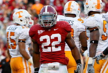 TUSCALOOSA, AL - OCTOBER 24:  Mark Ingram #22 of the Alabama Crimson Tide reacts after rushing for a first down against the Tennessee Volunteers at Bryant-Denny Stadium on October 24, 2009 in Tuscaloosa, Alabama.  (Photo by Kevin C. Cox/Getty Images)