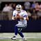 ARLINGTON, TX - SEPTEMBER 28:  Quarterback Tony Romo #9 of the Dallas Cowboys at Cowboys Stadium on September 28, 2009 in Arlington, Texas.  (Photo by Ronald Martinez/Getty Images)