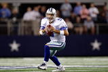 ARLINGTON, TX - SEPTEMBER 28:  Quarterback Tony Romo #9 of the Dallas Cowboys at Cowboys Stadium on September 28, 2009 in Arlington, Texas.  (Photo by Ronald Martinez/Getty Images)