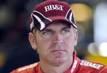 MARTINSVILLE, VA - OCTOBER 23:  Clint Bowyer, driver of the #33 BB&T Chevrolet, sits in the garage before the start of practice for the NASCAR Sprint Cup Series TUMS Fast Relief 500 at Martinsville Speedway on October 23, 2009 in Martinsville, Virginia.  (Photo by John Harrelson/Getty Images)