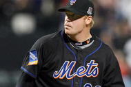 NEW YORK - MAY 08: J.J. Putz #22 of the New York Mets throws a pitch against the Pittsburgh Pirates on May 8, 2009 at Citi Field in the Flushing neighborhood of the Queens borough of New York City. The Mets defeated the Pirates 7-3. (Photo by Jim McIsaac/Getty Images)