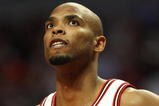 CHICAGO - OCTOBER 29: Taj Gibson #22 of the Chicago Bulls waits for a foul shot against the San Antonio Spurs at the United Center on October 29, 2009 in Chicago, Illinois. The Bulls defeated the Spurs 92-85. (Photo by Jonathan Daniel/Getty Images)