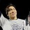NEW YORK - NOVEMBER 4: World Series MVP Hideki Matsui #55 of the New York Yankees celebrates with the MVP trophy after their 7-3 win against the Philadelphia Phillies in Game Six of the 2009 MLB World Series at Yankee Stadium on November 4, 2009 in the Bronx borough of New York City. (Photo by David J. Phillip-Pool/Getty Images)