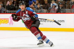 DENVER - OCTOBER 23:  Paul Stastny #26 of the Colorado Avalanche skates against the Carolina Hurricanes during NHL action at the Pepsi Center on October 23, 2009 in Denver, Colorado. The Avlanche defeated the Hurricanes 5-4.  (Photo by Doug Pensinger/Getty Images)