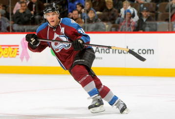 DENVER - OCTOBER 23:  Paul Stastny #26 of the Colorado Avalanche skates against the Carolina Hurricanes during NHL action at the Pepsi Center on October 23, 2009 in Denver, Colorado. The Avlanche defeated the Hurricanes 5-4.  (Photo by Doug Pensinger/Getty Images)