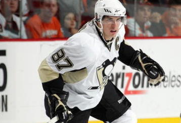 PHILADELPHIA - OCTOBER 08:  Sidney Crosby #87 of the Pittsburgh Penguins skates during the game against the Philadelphia Flyers at the Wachovia Center on October 8, 2009 in Philadelphia, Pennsylvania.  (Photo by Bruce Bennett/Getty Images)