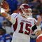 GAINESVILLE, FL - OCTOBER 17: Quarterback Ryan Mallett #15 of the Arkansas Razorbacks sets to pass against the Florida Gators October 17, 2009 at Ben Hill Griffin Stadium in Gainesville, Florida.  (Photo by Al Messerschmidt/Getty Images)