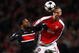 LONDON, ENGLAND - NOVEMBER 04:  Kieran Gibbs of Arsenal beats Jeremain Lens of AZ Alkmaar to the header during the UEFA Champions League Group H match between Arsenal and AZ Alkmaar at the Emirates Stadium on November 4, 2009 in London, England.  (Photo by Phil Cole/Getty Images)