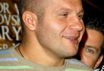 NEW YORK - JANUARY 20:  Heavyweight mixed martial arts champion Fedor 'The Last Emperor' Emelianenko of Russia attends the 'Day of Reckoning' press conference at Trump Tower January 20, 2009 in New York City.  (Photo by Joe Corrigan/Getty Images)