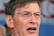 COOPERSTOWN, NY - JULY 26:  MLB commissioner Bud Selig looks on at Clark Sports Center during the 2009  Baseball Hall of Fame induction ceremony on July 26, 2009 in Cooperstown, New York.  (Photo by Jim McIsaac/Getty Images)