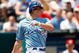 KANSAS CITY, MO - JUNE 14: Mark Teahen #24 of the Kansas City Royals bats against the Cincinnati Reds during the game on June 14, 2009 in Kansas City, Missouri. (Photo by Jamie Squire/Getty Images)