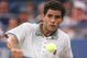 5 Sep 1996: Pete Sampras of the USA returns to Alex Corretja of Spain during the US Open in Flushing Meadows, New York.
