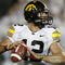 STATE COLLEGE, PA - SEPTEMBER 26:  Ricky Stanzi #12 of the Iowa Hawkeyes throws a pass while playing the Penn State Nittnay Lions on September 26, 2009 at Beaver Stadium in State College, Pennsylvania. Iowa won the game 21-10. (Photo by Gregory Shamus/Getty Images)