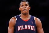 LOS ANGELES, CA - NOVEMBER 01:  Joe Johnson #2 of the Atlanta Hawks looks on against  Los Angeles Lakers NBA basketball game at Staples Center on November 1, 2009 in Los Angeles, California. NOTE TO USER: User expressly acknowledges and agrees that, by downloading and/or using this Photograph, user is consenting to the terms and conditions of the Getty Images License Agreement.  (Photo by Kevork Djansezian/Getty Images)
