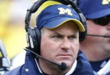 ANN ARBOR, MI - OCTOBER 24:  Head Coach Rich Rodriguez of the Michigan Wolverines looks on while playing the Penn State Nittany Lions on October 24, 2009 at Michigan Stadium in Ann Arbor, Michigan. Penn State won the game 35-10.  (Photo by Gregory Shamus/Getty Images)