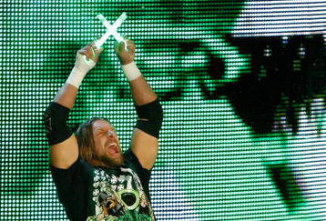LAS VEGAS - AUGUST 24:  Wrestler Triple H is introduced during the WWE Monday Night Raw show at the Thomas & Mack Center August 24, 2009 in Las Vegas, Nevada.  (Photo by Ethan Miller/Getty Images)