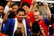 LAS VEGAS - DECEMBER 06:  (L-R) Manny Pacquiao of the Philippines celebrates with his trainer Freddie Roach after defeating Oscar De La Hoya in their welterweight fight at the MGM Grand Garden Arena December 6, 2008 in Las Vegas, Nevada.  (Photo by Ethan Miller/Getty Images)