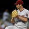 LOS ANGELES, CA - AUGUST 31:  Pitcher Doug Davis #49 of the Arizona Diamondbacks throws a pitch against the Los Angeles Dodgers on August 31, 2009 at Dodger Stadium in Los Angeles, California.  (Photo by Stephen Dunn/Getty Images)