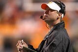 KNOXVILLE, TN - OCTOBER 31:  Head coach Lane Kiffen of the Tennessee Volunteers watches against the South Carolina Gamecocks at Neyland Stadium on October 31, 2009 in Knoxville, Tennessee.  (Photo by Streeter Lecka/Getty Images)