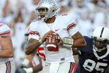 STATE COLLEGE, PA - NOVEMBER 7: Quarterback Terrelle Pryor #2 of the Ohio State Buckeyes rolls out to pass during a game against the Penn State Nittany Lions on November 7, 2009 at Beaver Stadium in State College, Pennsylvania. Ohio State won 24-7. (Photo by Hunter Martin/Getty Images)