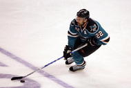 SAN JOSE, CA - OCTOBER 10: Dan Boyle #22 of the San Jose Sharks in action during their game against the Minnesota Wild at HP Pavilion on October 10, 2009 in San Jose, California. (Photo by Ezra Shaw/Getty Images)