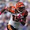 BALTIMORE - OCTOBER 11:  Chris Henry #15 of the Cincinnati Bengals runs a pattern downfield against the Baltimore Ravens at M&T Bank Stadium on October 11, 2009 in Baltimore, Maryland. The Bengals defeated the Ravens 17-14. (Photo by Larry French/Getty Images)