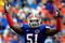 GAINESVILLE, FL - SEPTEMBER 12:  Brandon Spikes #51 of the Florida Gators reacts during the game against the Troy Trojans at Ben Hill Griffin Stadium on September 12, 2009 in Gainesville, Florida.  (Photo by Sam Greenwood/Getty Images)
