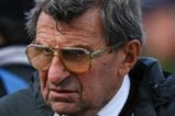 EVANSTON, IL - OCTOBER 31: Head coach Joe Paterno of the Penn State Nittany Lions walks the sidelines as his team takes on the Northwestern Wildcats at Ryan Field on October 31, 2009 in Evanston, Illinois. Penn State defeated Northwestern 34-13. (Photo by Jonathan Daniel/Getty Images)