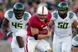PALO ALTO, CA - NOVEMBER 07:  Toby Gerhart #7 of the Stanford Cardinal runs with the ball during their game against the Oregon Ducks at Stanford Stadium on November 7, 2009 in Palo Alto, California.  (Photo by Ezra Shaw/Getty Images)