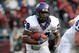 SAN DIEGO - NOVEMBER 07: Running back Matthew Tucker #29 of the Texas Christian University Horned Frogs carries the ball at the start of a 30 yard touchdown run in the third quarter against the San Diego State Aztecs on November 7, 2009 at Qualcomm Stadium in San Diego, California. TCU won 55-12. (Photo by Stephen Dunn/Getty Images)