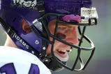 SAN DIEGO - NOVEMBER 07:  Quarterback Andy Dalton #14 of the Texas Christian University Horned Frogs talks on the sideline in the game against the San Diego State Aztecs on November 7, 2009 at Qualcomm Stadium in San Diego, California.   TCU won 55-12.  (Photo by Stephen Dunn/Getty Images)