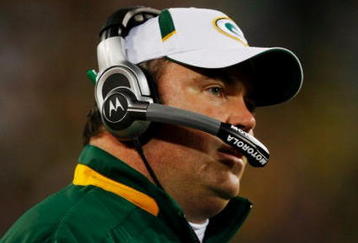GREEN BAY, WI - NOVEMBER 01:  Head coach Mike McCarthy of the Green Bay Packers watching the action during the third quarter of the game against the Minnesota Vikings at Lambeau Field on November 1, 2009 in Green Bay, Wisconsin. (Photo by Scott Boehm/Getty Images)