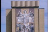 13 Aug 1997:   A view of Touchdown Jesus at newly renovated Notre Dame Stadium during Media Day in South Bend, Indiana. Mandatory Credit: Matthew Stockman  /Allsport