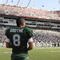 TAMPA, FL - OCTOBER 13: Quarterback Matt Grothe #8 of the University of South Florida Bulls checks the field during play against the University of Central Florida Knights at Raymond James Stadium on October 13, 2007 in Tampa, Florida. The Bulls won 64 - 12. (Photo by Al Messerschmidt/Getty Images)
