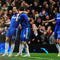 LONDON, ENGLAND - NOVEMBER 08:  John Terry (L) of Chelsea celebrates with teammate Frank Lampard (C) and Michael Ballack (R)  after scoring the opening goal during the Barclays Premier League match between Chelsea and Manchester United at Stamford Bridge on November 8, 2009 in London, England.  (Photo by Clive Mason/Getty Images)