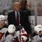 SUNRISE, FL - OCTOBER 10: Head Coach Jacques Lemaire of the New Jersey Devils watches action during the third period of the game against the Florida Panthers on October 10, 2009 at the BankAtlantic Center in Sunrise, Florida. The Devils defeated the Panthers 3-2.  (Photo by Joel Auerbach/Getty Images)