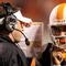 KNOXVILLE, TN - OCTOBER 31:  Head coach Lane Kiffen of the Tennessee Volunteers talks to his quarterback Jonathan Crompton #8 during a break against the South Carolina Gamecocks at Neyland Stadium on October 31, 2009 in Knoxville, Tennessee.  (Photo by Streeter Lecka/Getty Images)