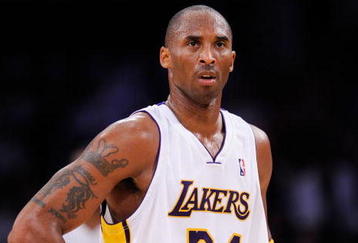 LOS ANGELES, CA - NOVEMBER 01:  Kobe Bryant #24 of the Los Angeles Lakers looks on against the Atlanta Hawks during the NBA basketball game at Staples Center on November 1, 2009 in Los Angeles, California. NOTE TO USER: User expressly acknowledges and agrees that, by downloading and/or using this Photograph, user is consenting to the terms and conditions of the Getty Images License Agreement.  (Photo by Kevork Djansezian/Getty Images)