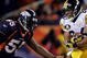 DENVER - OCTOBER 21:  Hines Ward #86 of the Pittsburgh Steelers makes a reception as D.J. Williams #55 of the Denver Broncos defends at Invesco Field at Mile High on October 21, 2007 in Denver, Colorado. The Broncos defeated the Steelers 31-28.  (Photo by Doug Pensinger/Getty Images)