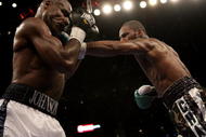 TAMPA, FLORIDA - APRIL 12: Action between Chad Dawson (R) and Glen Johnson during the WBC Light Heavyweight title fight on Saturday April 12, 2008 at St. Pete Times Forum, Tampa, Florida. (Photo by John Gichigi/Getty Images)